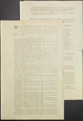 La Constitution des États-Unis, 1787